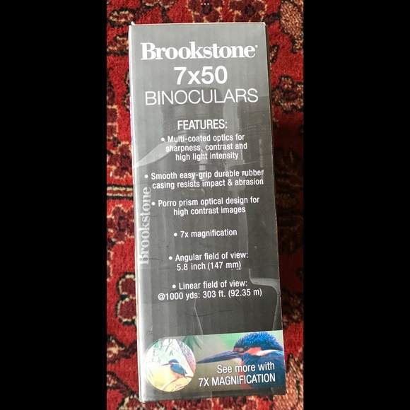 BROOKSTONE 7X50 NEW BINOCULARS Factory Sealed - Picture 3 of 3